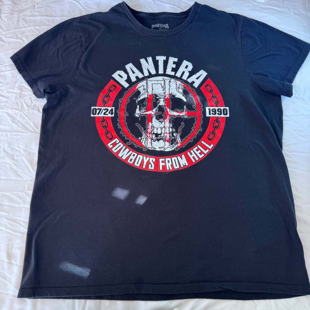 PANTERA COWBOYS FROM HELL T-Shirt XL 7-24-1990 DIMEBAG DARRELL VINNIE PAUL RIP